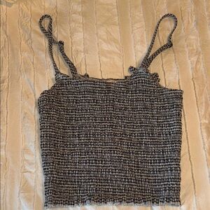 Brandy Melville Black and White Camisole